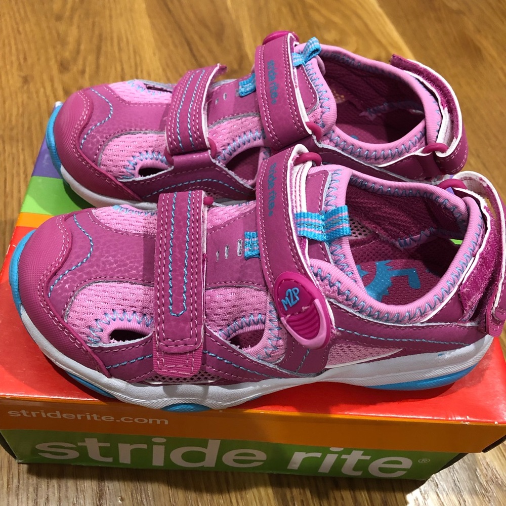 Stride Rite M2P Summer Shoes, Pink, Size 11